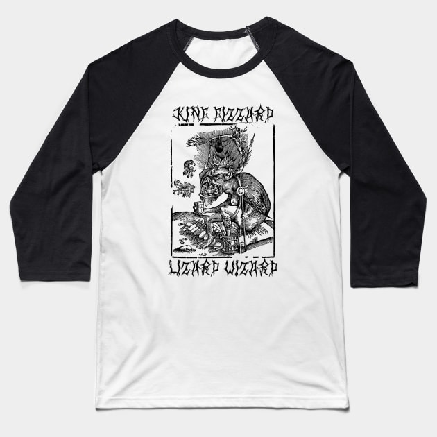 King Gizzard & Lizard Wizard Baseball T-Shirt by RetroPandora